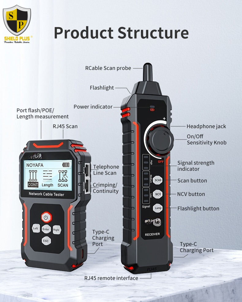 SP- 8209 MULTIFUNCTION NETWORK CABLE TESTER