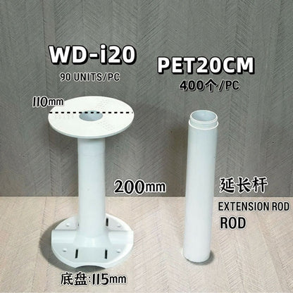SP- EXTENDABLE PLASTIC CEILING/ WALL MOUNT POLE