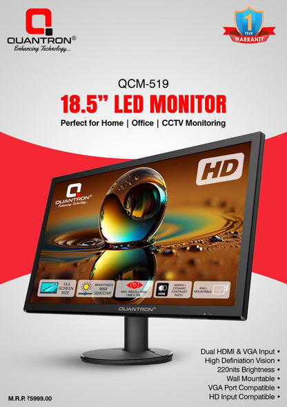 QCM-519 18.5 LED MONITOR
