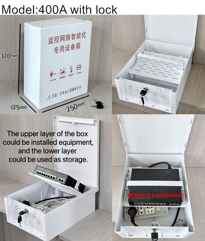 SP- 400A WEATHERPROOF CCTV EQUIPMENT BOX