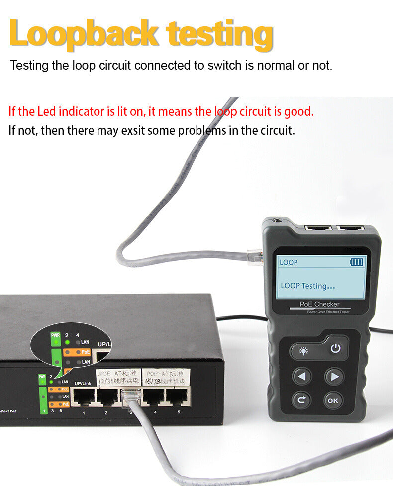 SP- 488 POE & MULTIFUCTION NETWORK TESTER