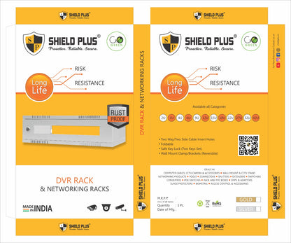 SP- FOLDABLE WALL MOUNT 2-U (ECO) NETWORKING / CCTV RACK
