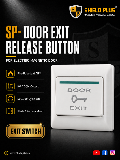 Door Exit Release Button Switch For Electric Magnetic Door
