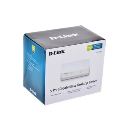 D-LINK 5 PORT GIGABIT DESKTOP SWITCH (10/100/1000 MBPS)-DGS-1005A