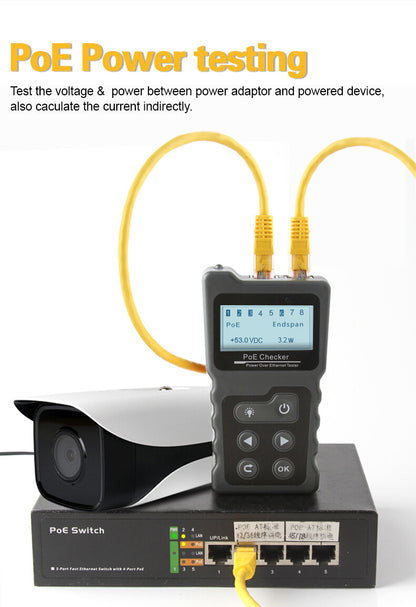 SP- 488 POE & MULTIFUCTION NETWORK TESTER