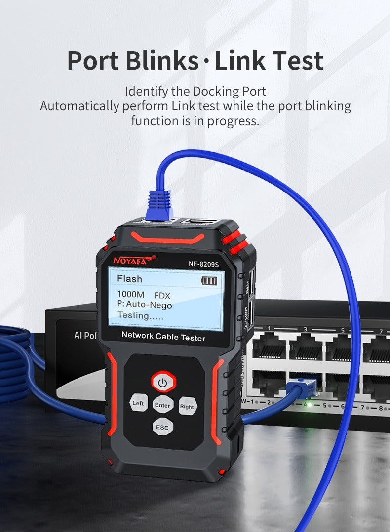SP- 8209 MULTIFUNCTION NETWORK CABLE TESTER