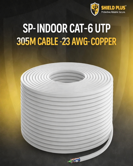 SP- INDOOR CAT-6 UTP 305M CABLE -23 AWG- COPPER