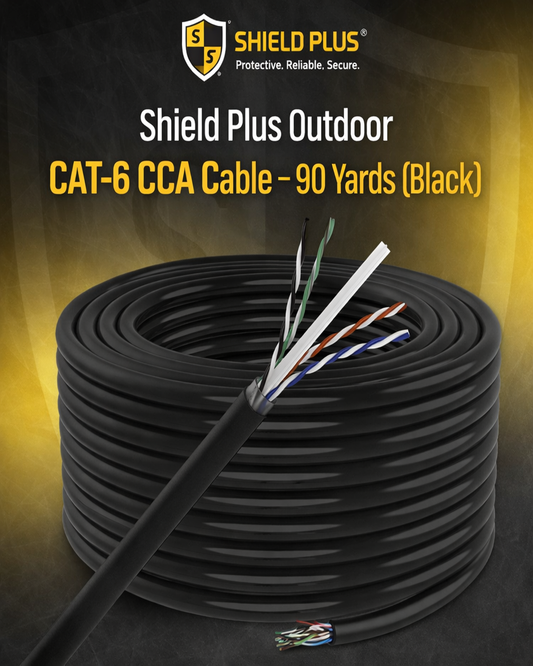 SP- OUTDOOR CAT-6 CCA CABLE -90 YARDS