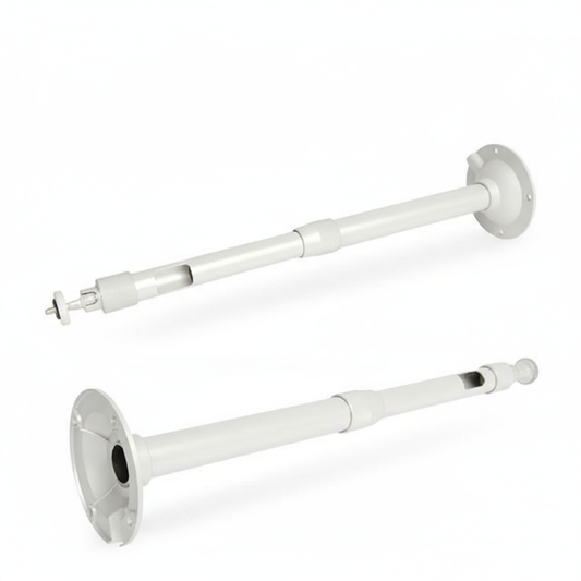 SP- I BRACKET TELESCOPIC 60-120CM WHITE POWDER COATED