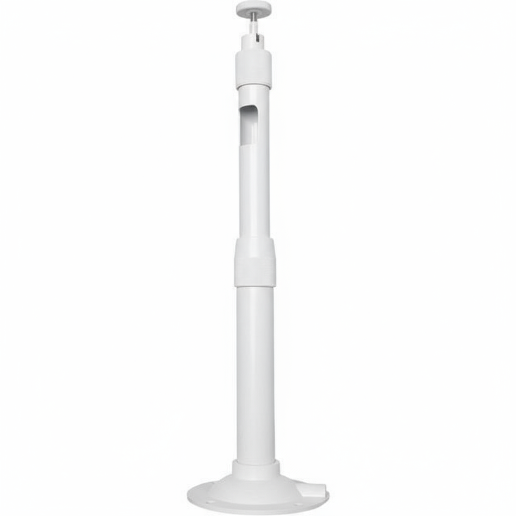 SP- I BRACKET TELESCOPIC 100-200CM WHITE POWDER COATED