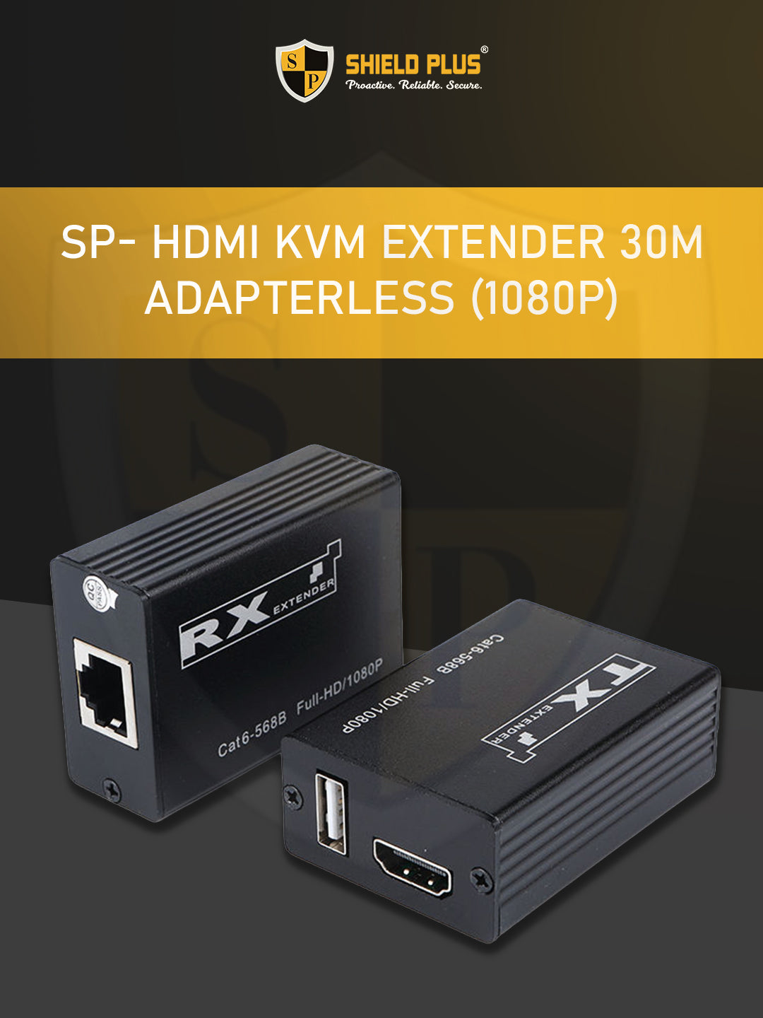 SP- HDMI KVM EXTENDER 30M- ADAPTERLESS (1080P)
