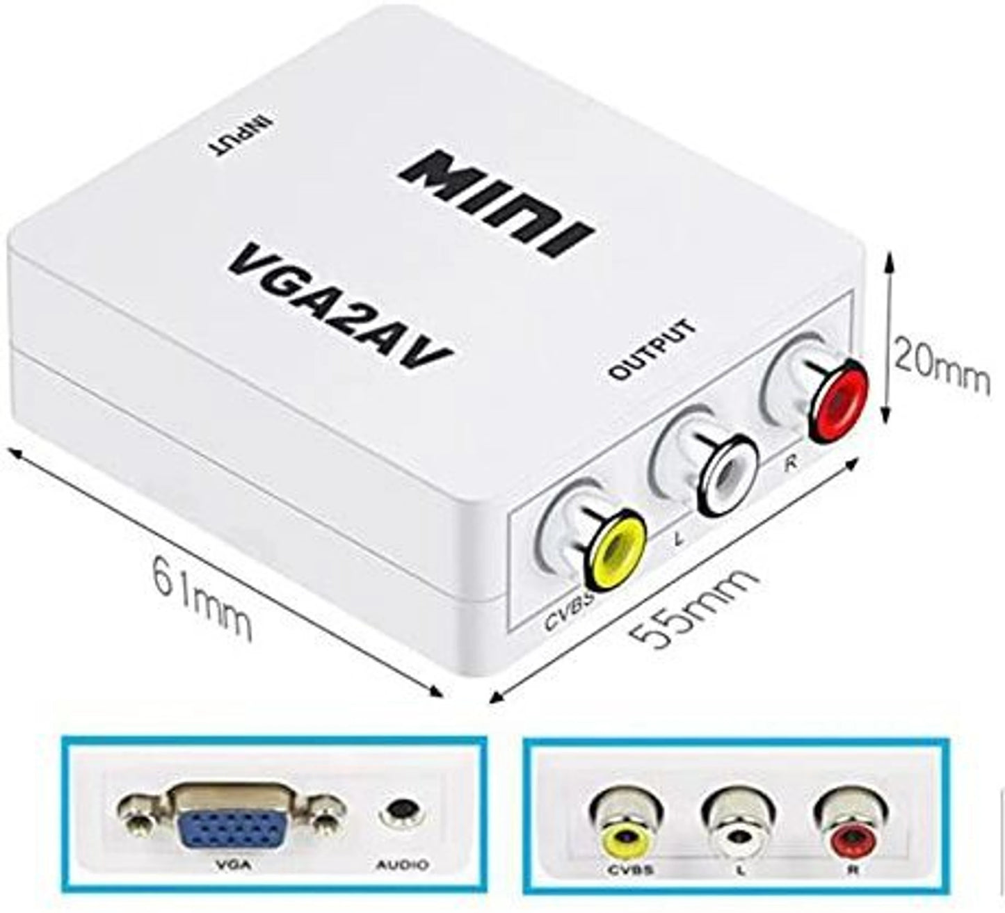 SP- VGA TO AV 1080P