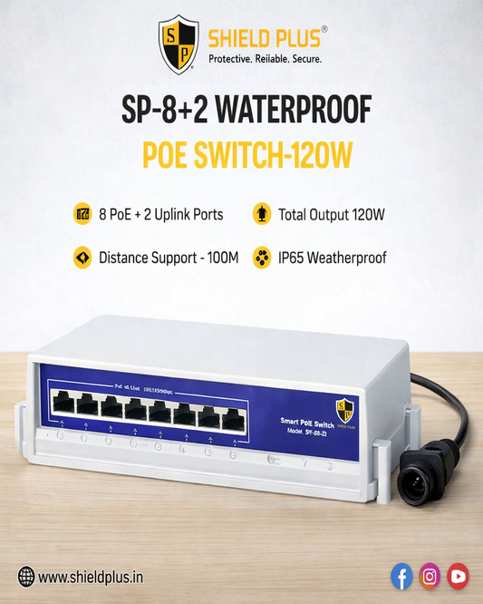 SP-8+2 WATERPROOF POE SWITCH-120W