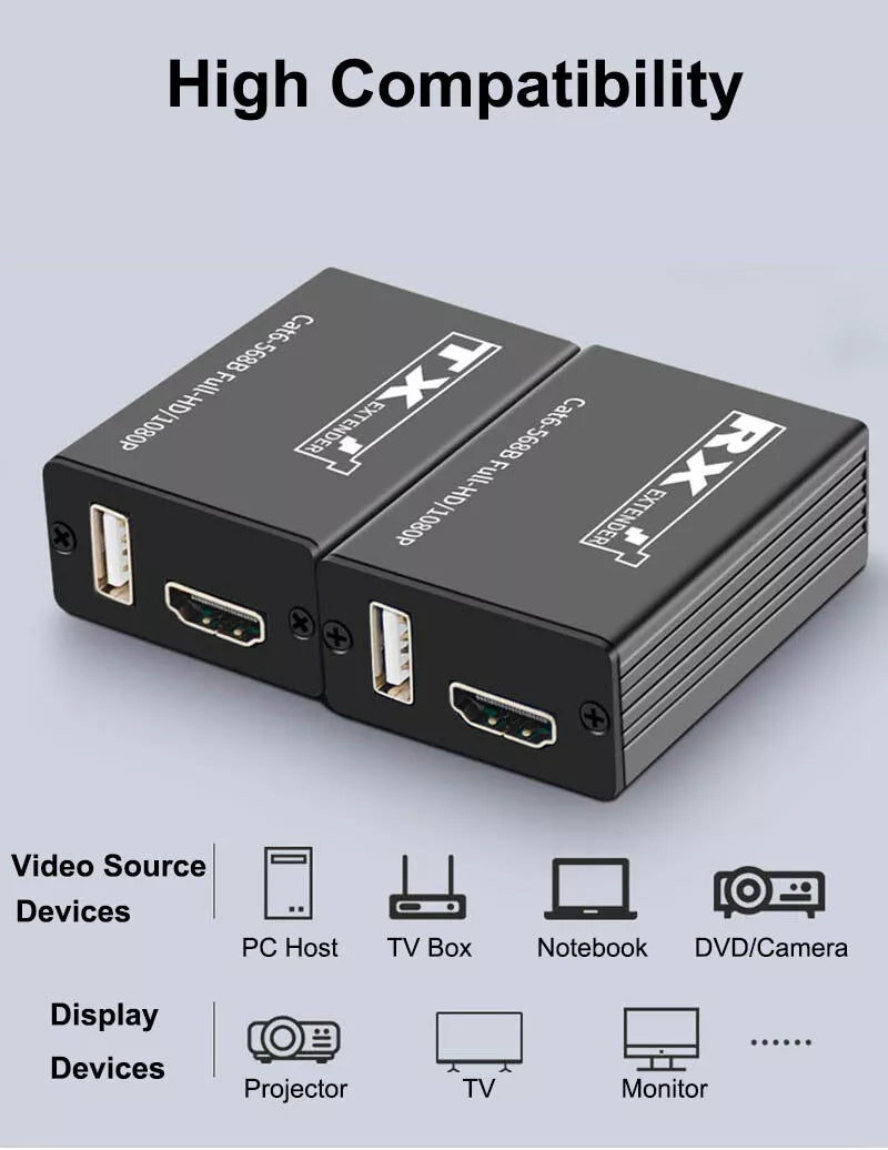 SP- HDMI KVM EXTENDER 30M- ADAPTERLESS (1080P)