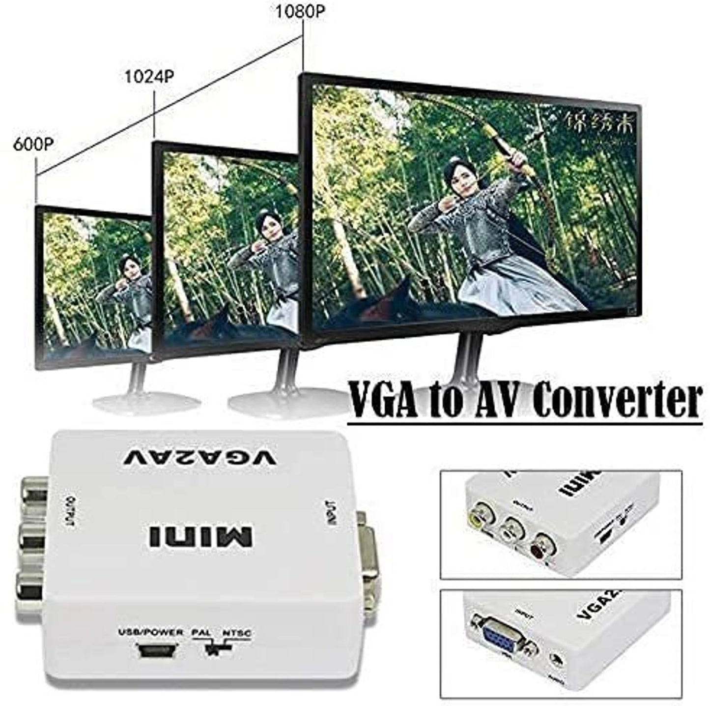SP- VGA TO AV 1080P